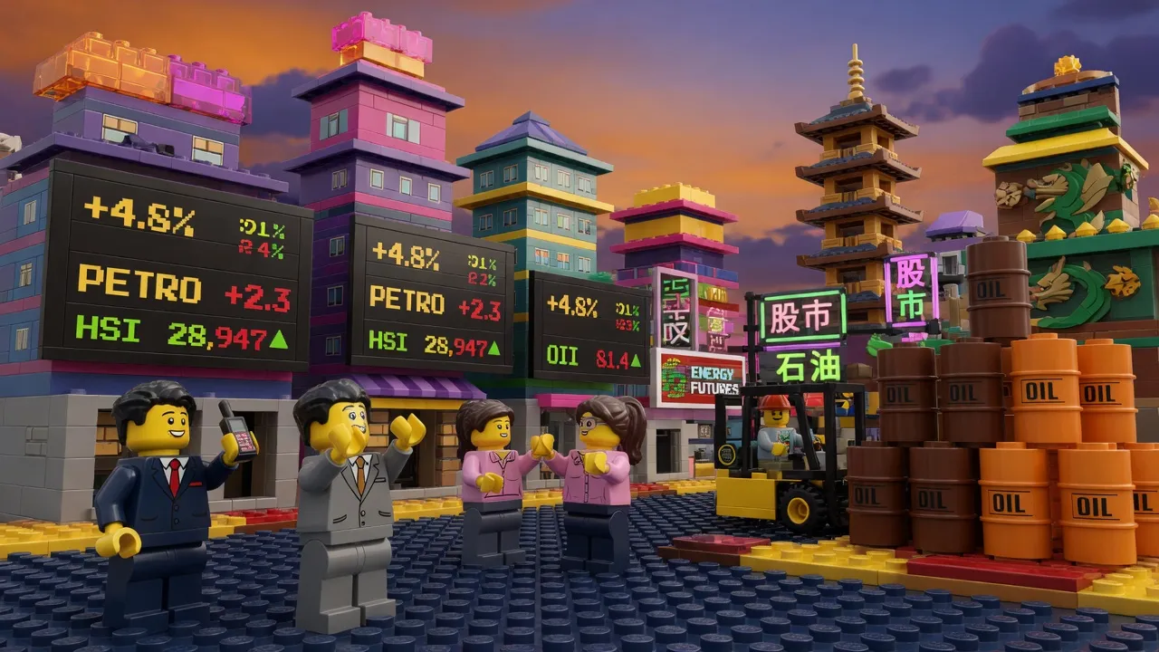 Asian markets rise after oil prices balance out semiconductor selling pressure.
