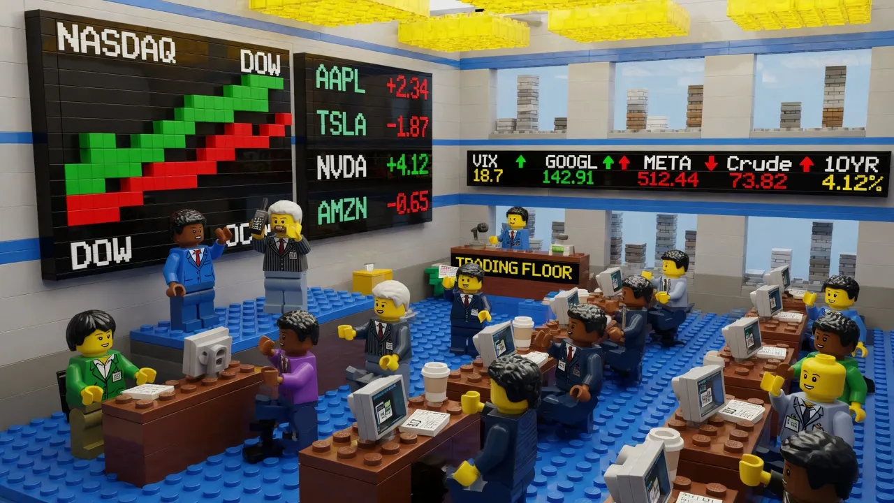 Major US stock indexes show mixed trading activity before major retailers report earnings.