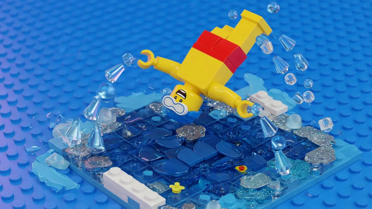 Accomplished actor celebrates 60th birthday with uninhibited lakeside swim