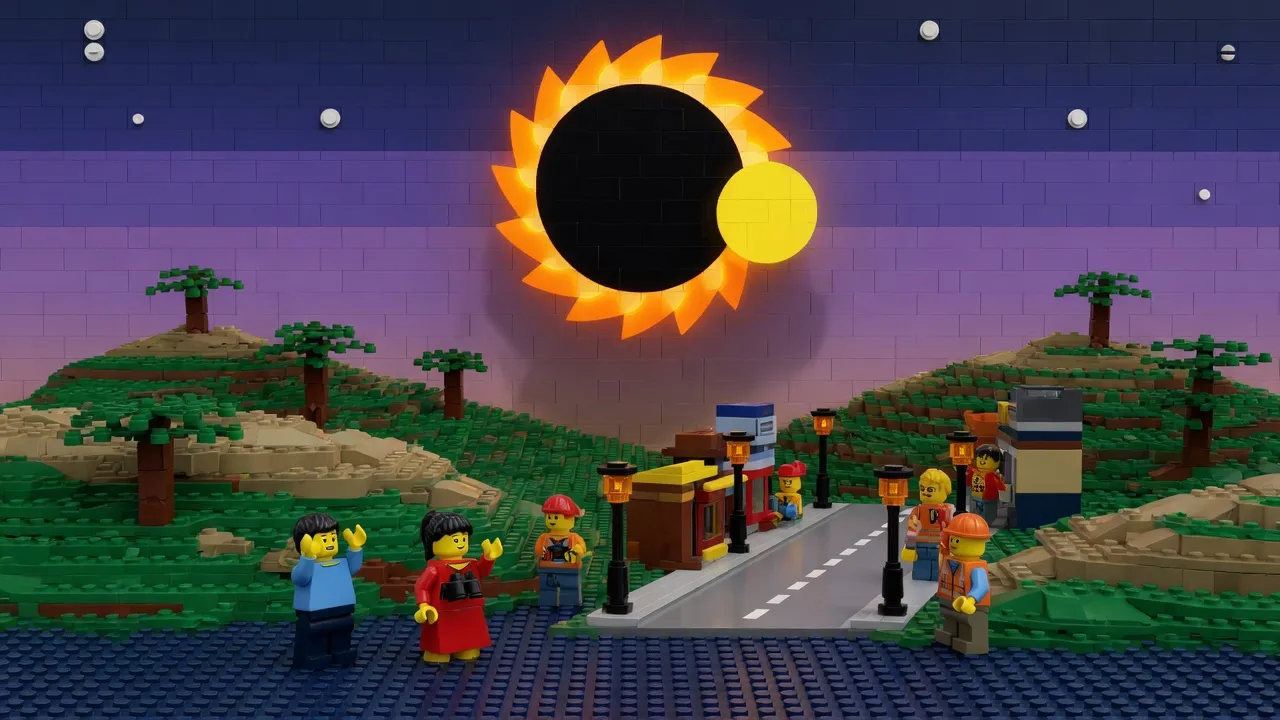 Europe plunged into rare daytime darkness as total solar eclipse sweeps across the continent