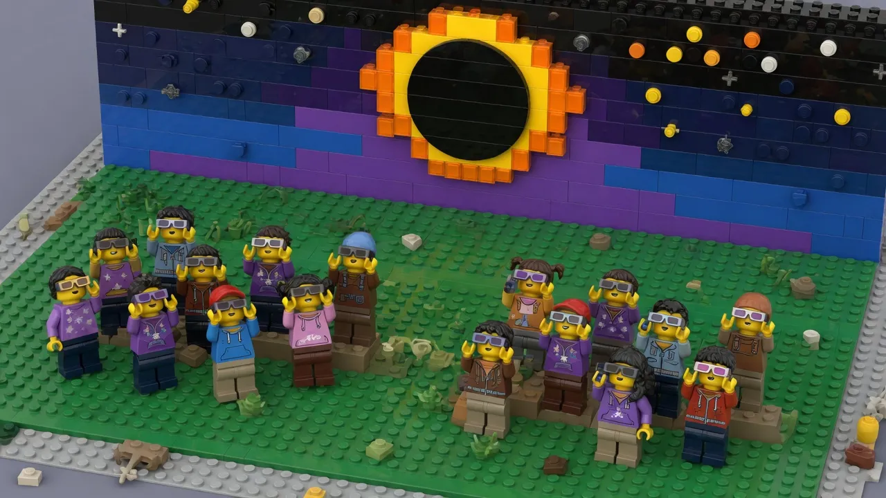 Crowds gather at prime locations worldwide to observe rare solar eclipse