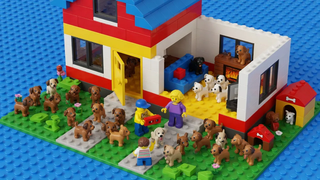 Authorities investigate a Los Angeles home allegedly housing over 100 dogs.