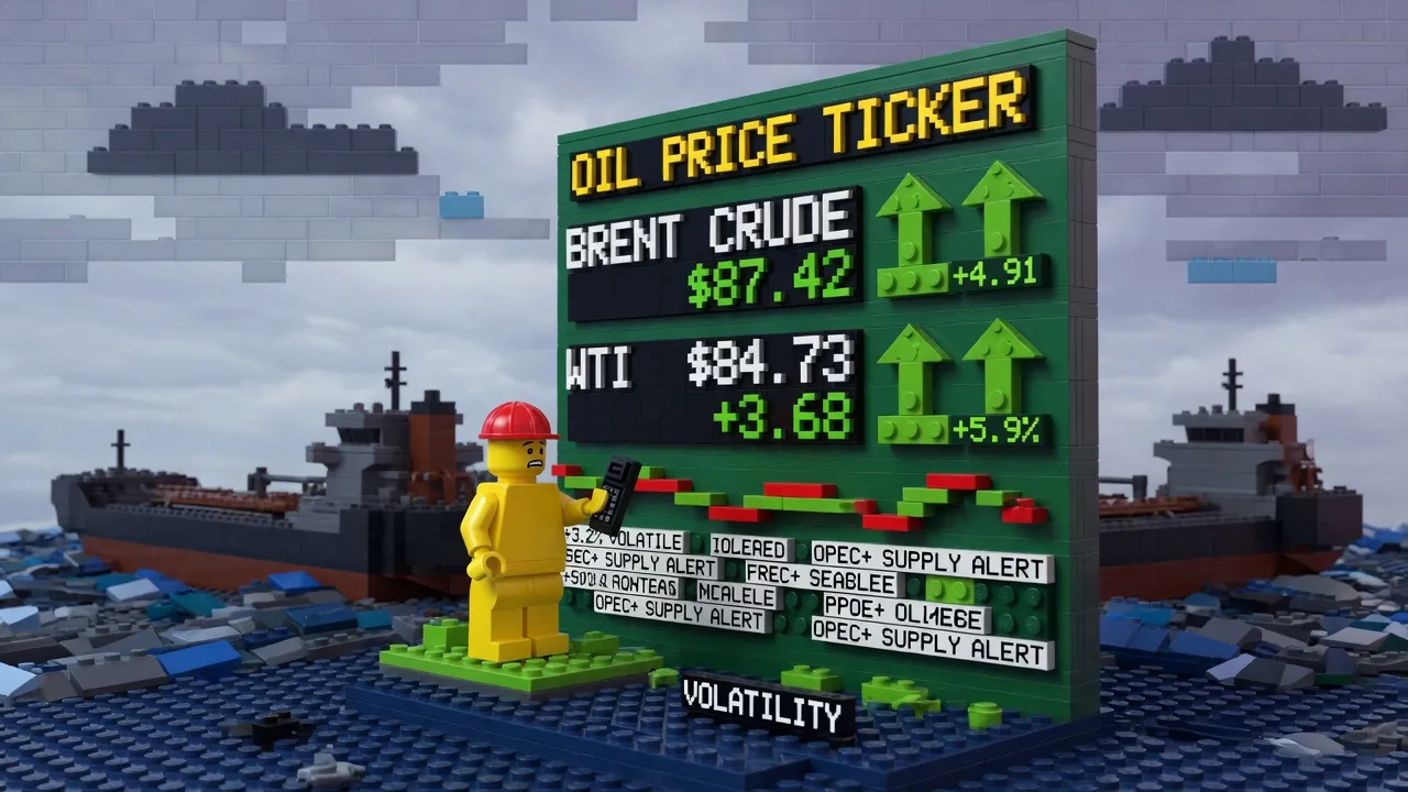 Oil prices surge more than four percent following Trump's decision to cancel a planned strike on Iran.