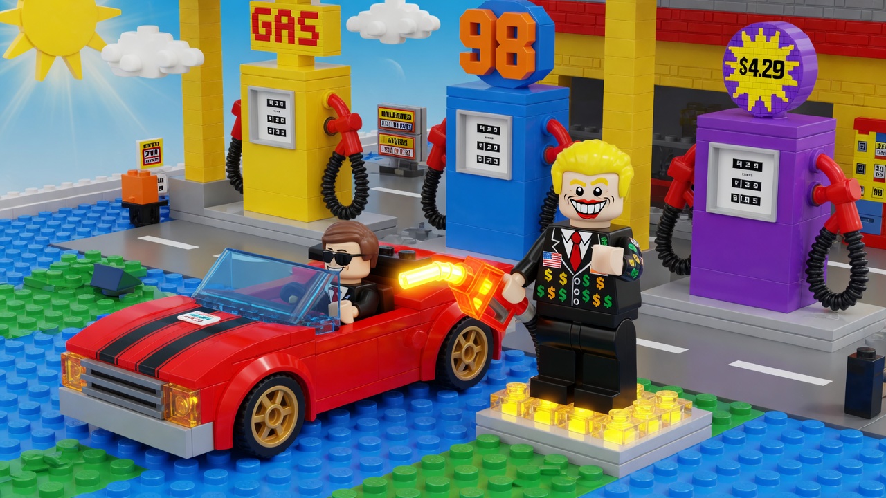 Former president promotes an opaque low-cost fuel station chain as gasoline prices climb