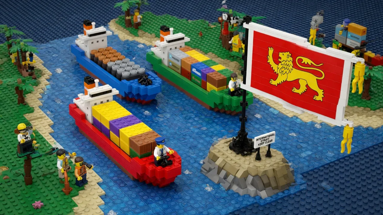 American political leader asserts control over Middle Eastern shipping waterway