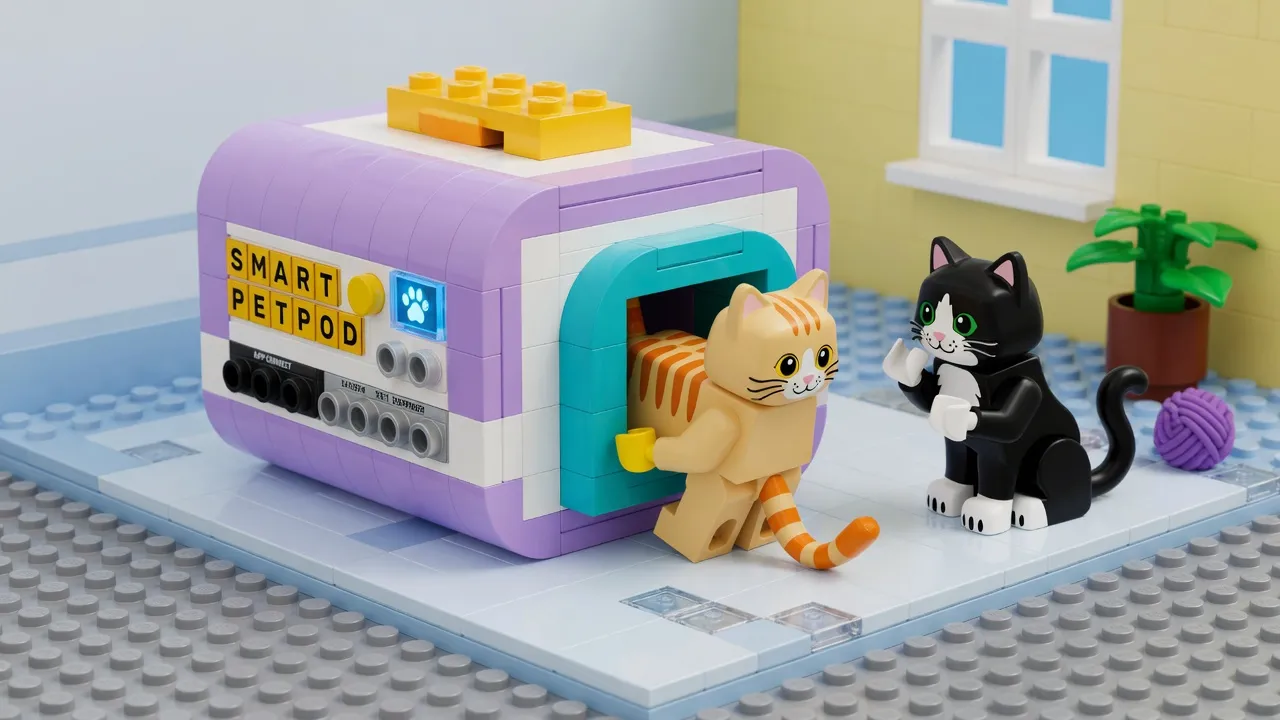 Smart litter robot detects strange cat behavior