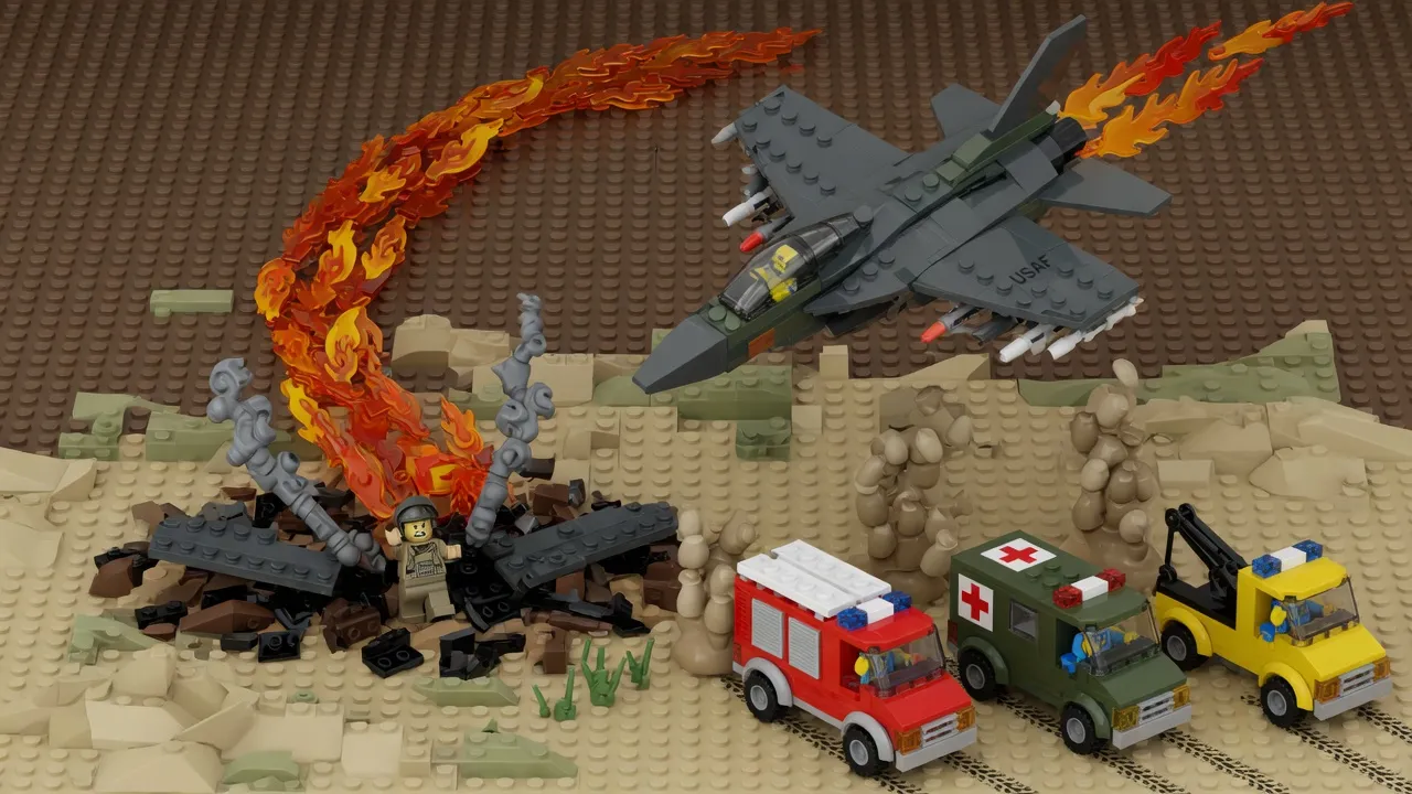 Military fighter jet crashes and ignites fire near San Diego Marine Corps facility