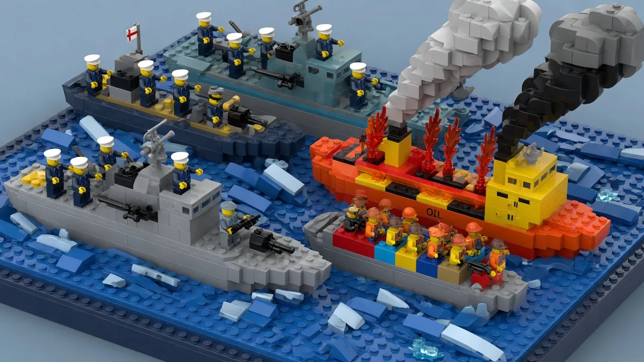 Naval conflict between US and Iranian forces disrupts critical Middle East shipping lanes