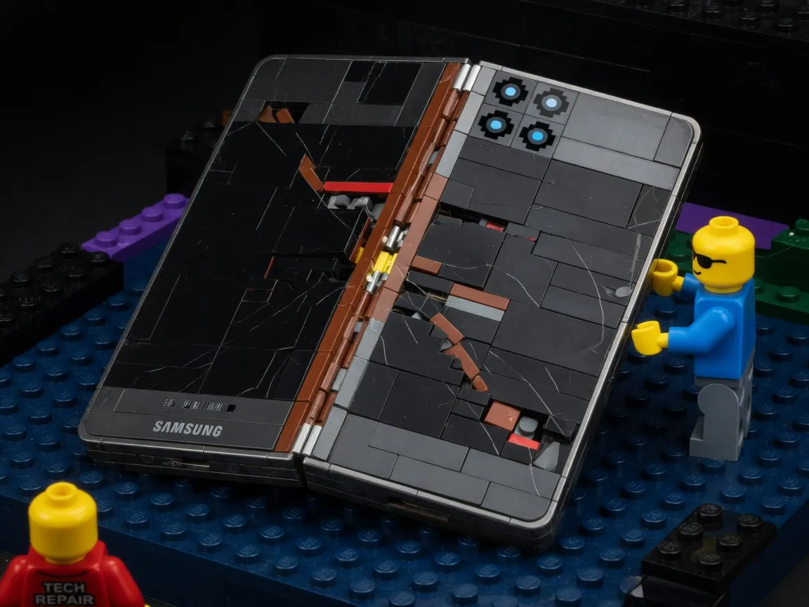 Galaxy Z Fold 8 inner screen corners bending inward