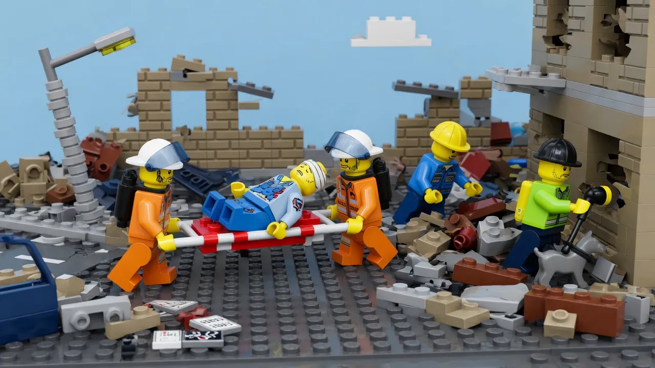 Colombian medical teams rush to aid earthquake survivors while thousands remain missing.