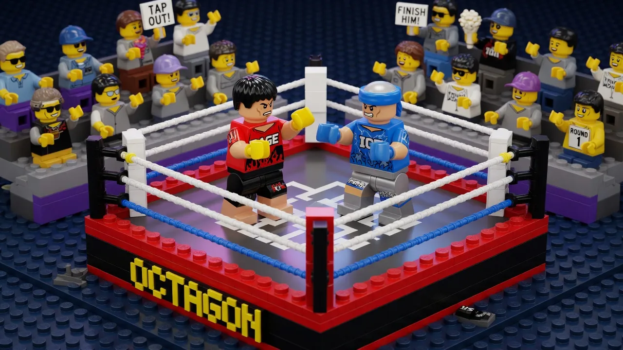 Medic and Rodriguez face off in intense UFC Belgrade round-by-round action.