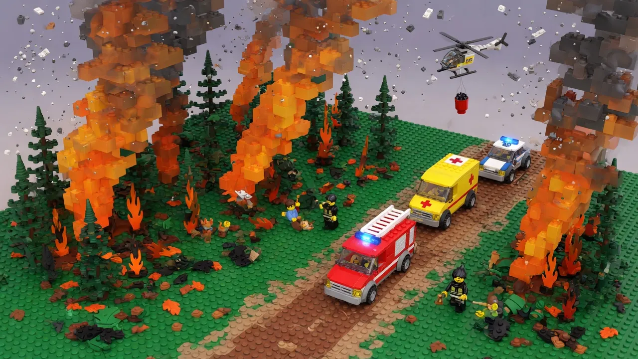 Severe wildfires sweep across Europe while emergency crews work to contain the blazes.