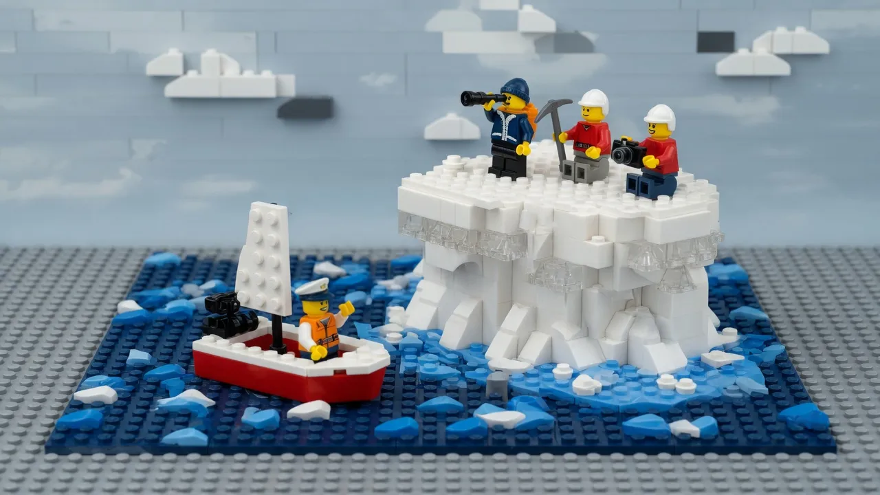 A Huge Iceberg Shatters From Greenland's Coast