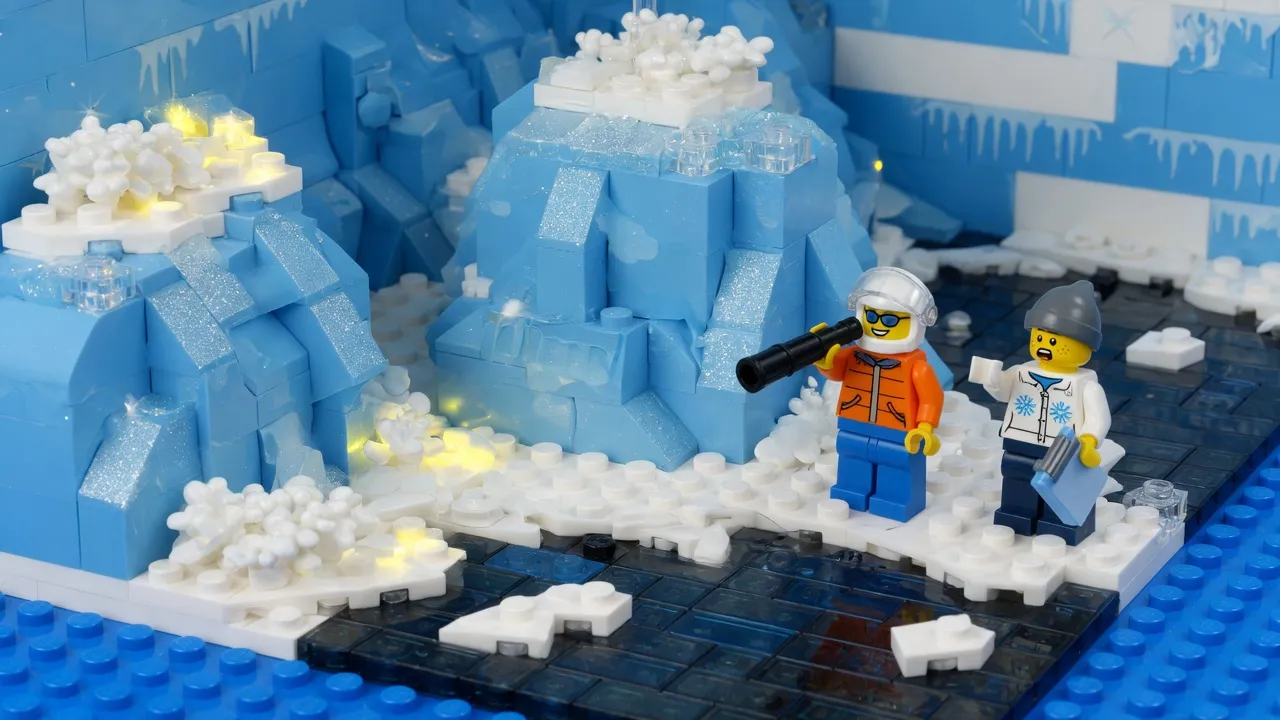 NASA Captures Rare Photo of Ice Island After Collision with Joe