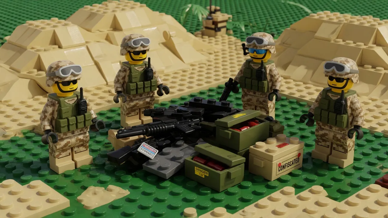Israel intercepts massive Iranian weapons cache containing foreign-made components.