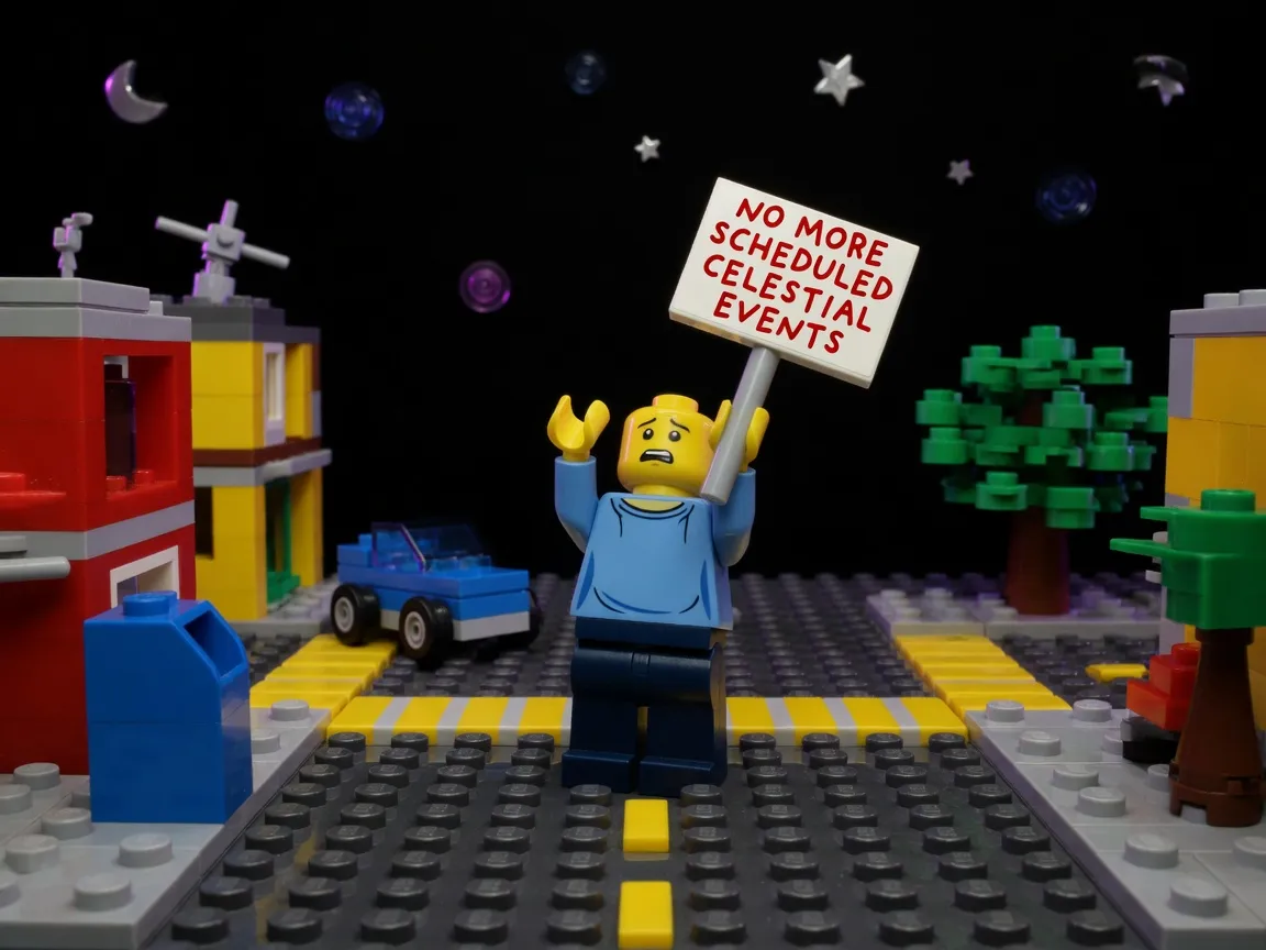 I WAS NOT CONSULTED ON THIS METEOR SHOWER