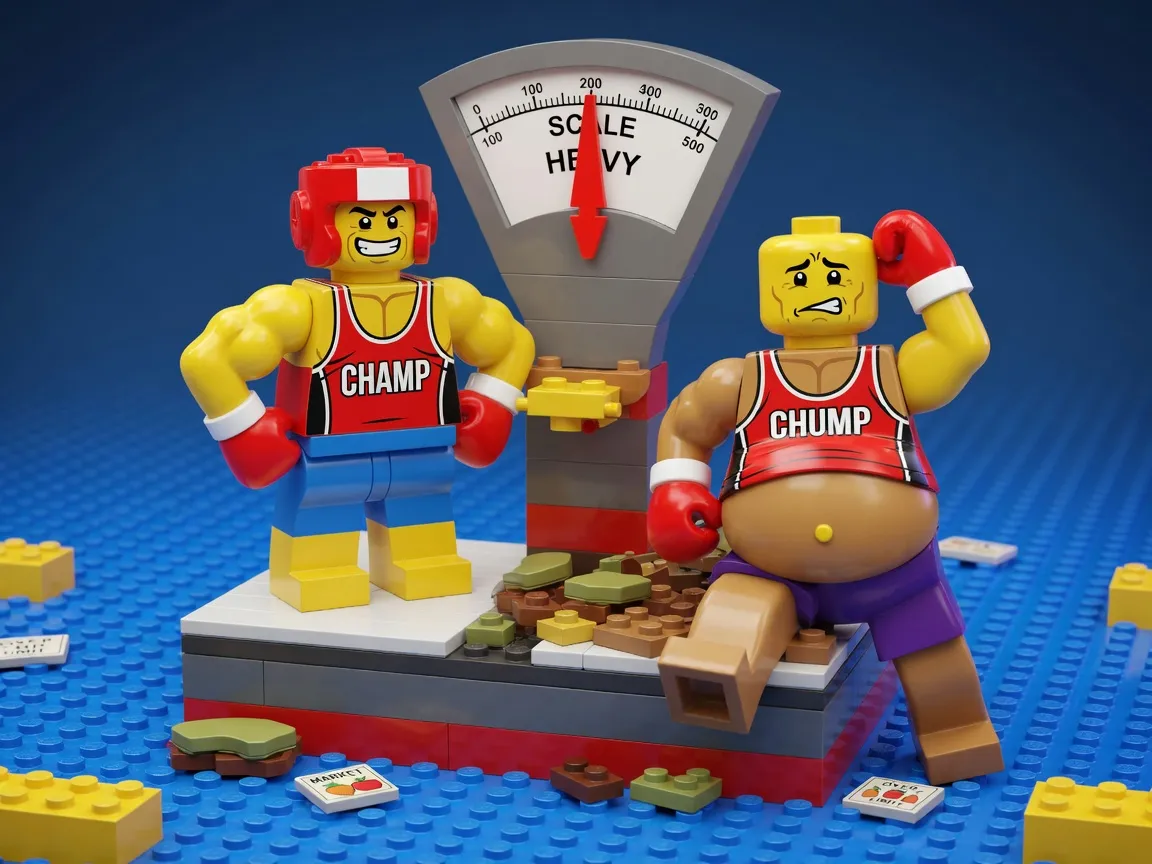 Hodge Reports the Weighing of the Two Champions, and Finds It the Strangest Contest Yet